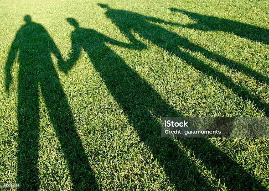 Famille de quatre personnes - Photo de Ombre libre de droits