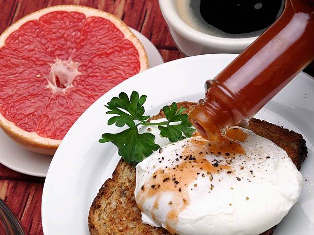 Poached egg breakfast