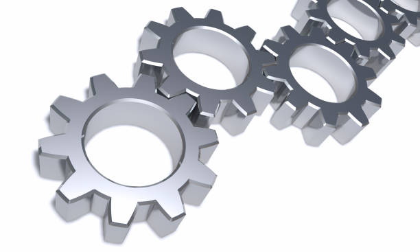 istock Steel gear wheels 183386852