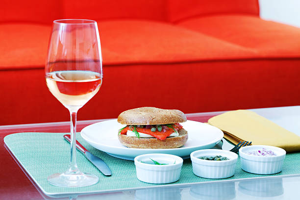 istock Smoked Salmon Cream Cheese Bagel 183388022