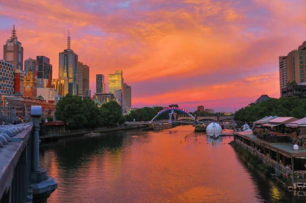 istock A Spectacular Sunset in Melbourne 1833893595