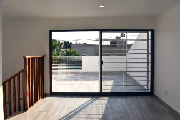 istock View from inside a house towards the terrace 1833911117