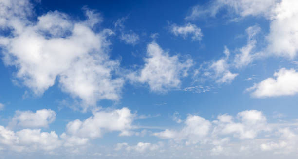 istock Cloudy sky on a daytime. Natural panoramic background photo 1833934881