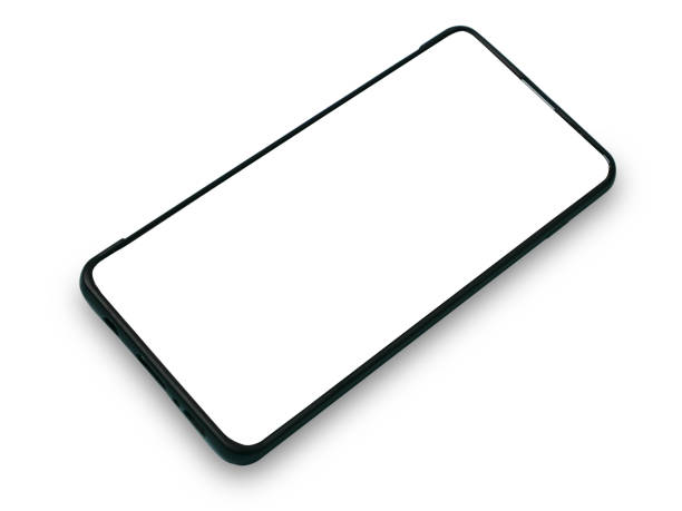 istock Smart phone mock up, empty blank gadget device screen template, cut out isolated 1833957677