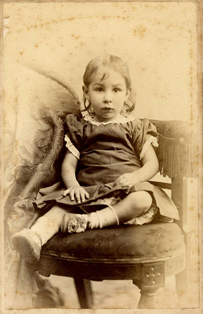 istock Young Victorian Girl Old Photograph 183404884