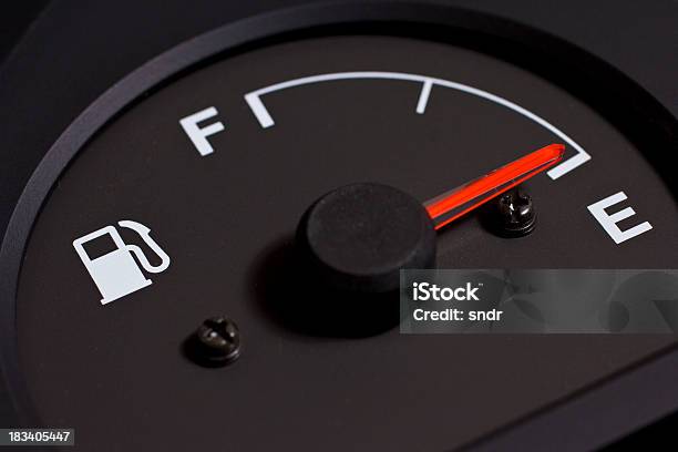 Fuel Gauge Stock Photo - Download Image Now - Car, Car Interior, Circle