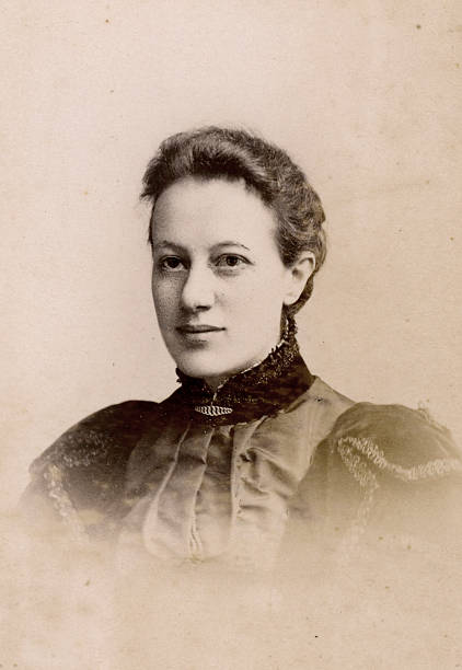istock Young Victorian Woman Old Photograph 183405721
