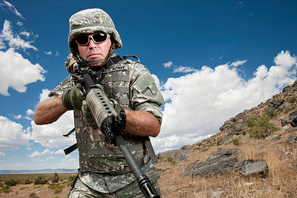 istock Military Soldier Portrait 183405746