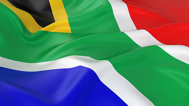istock Majestic Glossy South African Flag 183405984