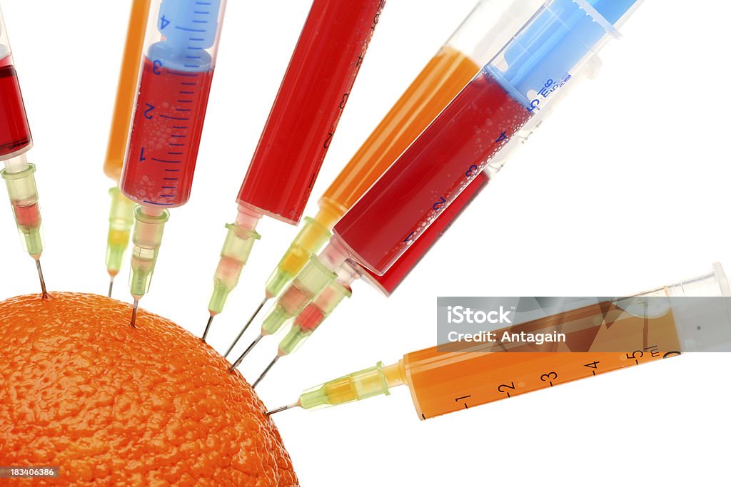 Experimento de naranja - Foto de stock de ADN libre de derechos