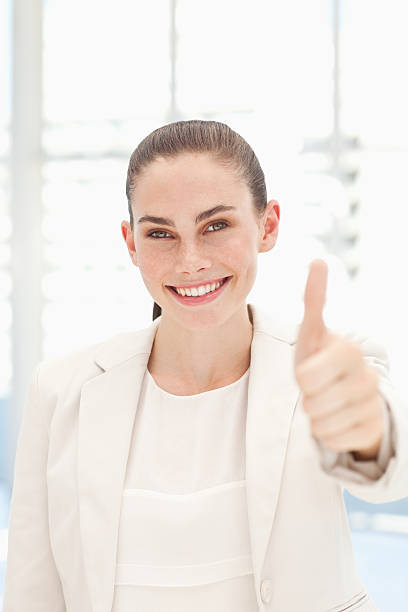istock Businesswoman Expressing Approval 183407028