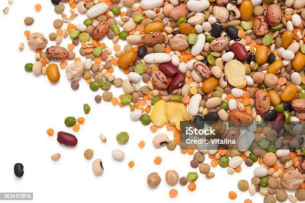 I Legumi Da Granella E Cereali - Fotografie stock e altre immagini di Fagiolo - Fagiolo, Scontornabile, Cereale