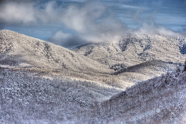 istock Smoky Mountains in Winter 183408110