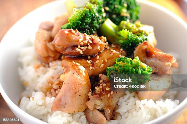 Photo libre de droit de Poulet Teriyaki banque d'images et plus d'images libres de droit de Poulet teriyaki - Poulet teriyaki, Aliments et boissons, Brassicaceae