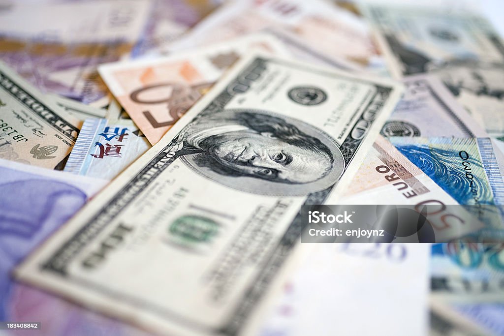 Valuta estera - Foto stock royalty-free di Banconota