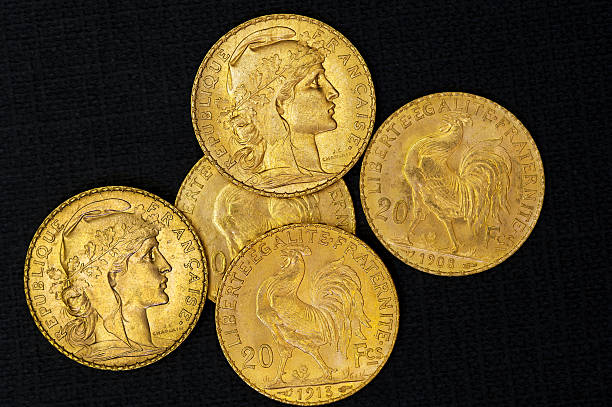 Some 20 francs Napoleon gold coins