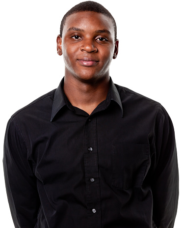 Minister Make a snowman dedication Young African American Male With A Black Shirt Stock Photo - Download Image  Now - Men, Portrait, African Ethnicity - iStock