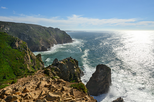 Cabo da Roca is located at the westernmost point of mainland Europe.