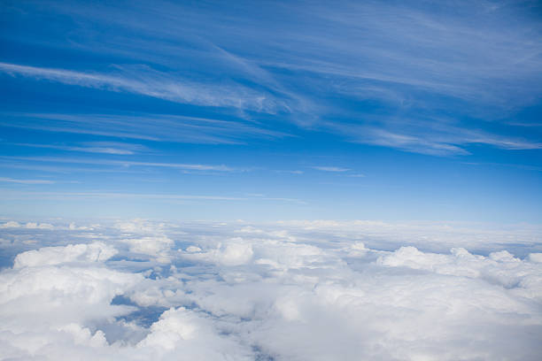 istock Aerial view of a cloudscape with nice blue sky 183410197