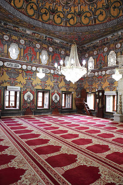 istock Interior of Painted Mosque, Tetova, Macedonia 183410417