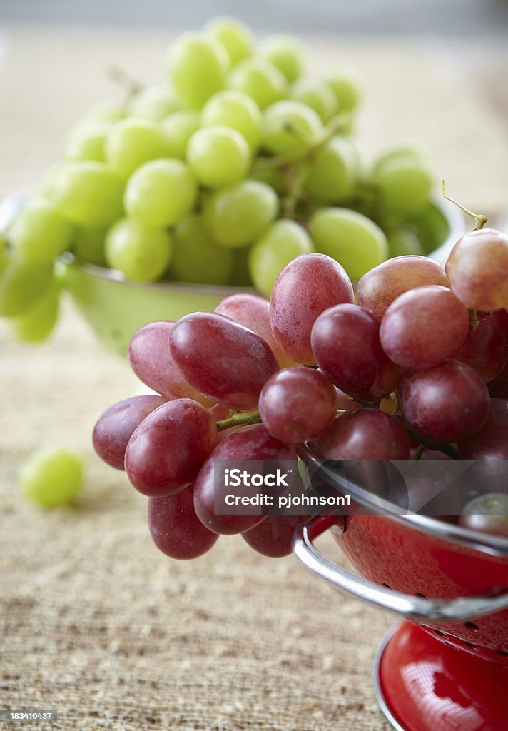 De vermelho e verde uvas - Royalty-free Uva Branca Foto de stock