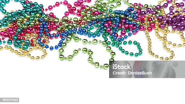 Mardi Gras Beads Circle Jewelry Border Stock Vector (Royalty Free)  1640110726