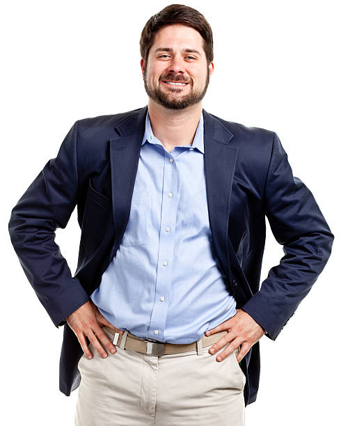 Happy Confident Casual Businessman