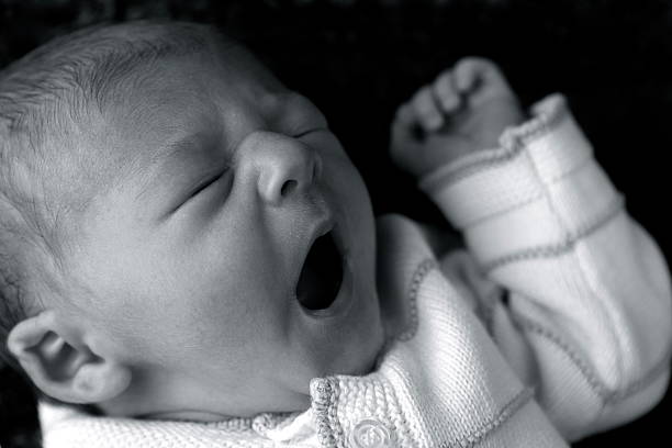 istock Newborn Baby Yawning 183412016