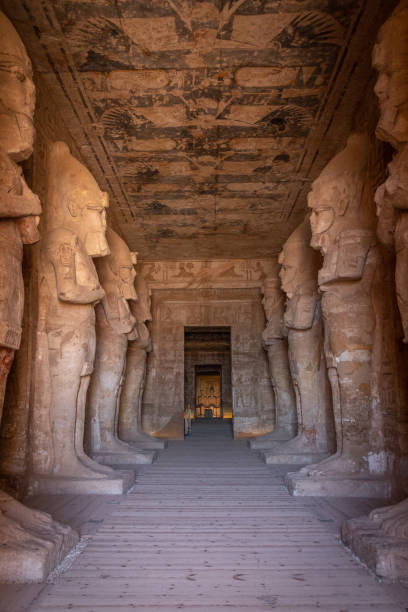 istock Pharaoh statues inside the Great Temple of Ramses II, Abu Simbel 1834122559