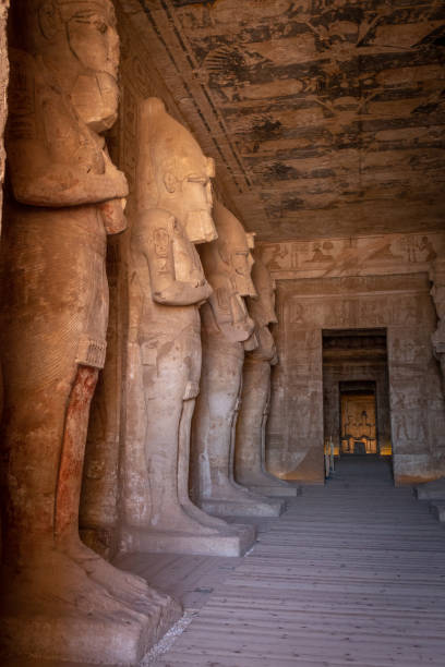 istock Pharaoh statues inside the Great Temple of Ramses II, Abu Simbel 1834122565