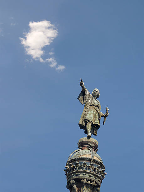 istock Chistopher Columbus monument in Las Ramblas, Barcelona 183412528