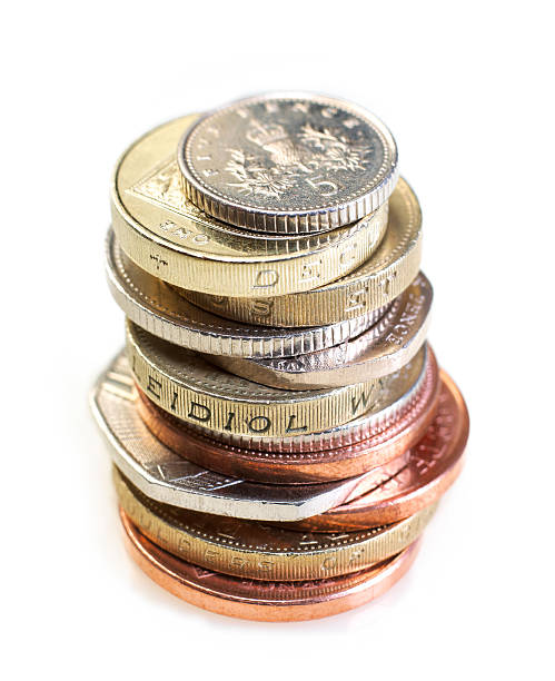 영국 통화 - twenty pence coin 뉴스 사진 이미지