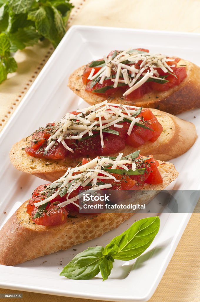 Bruschetta Italian Bruschetta Appetizer Stock Photo