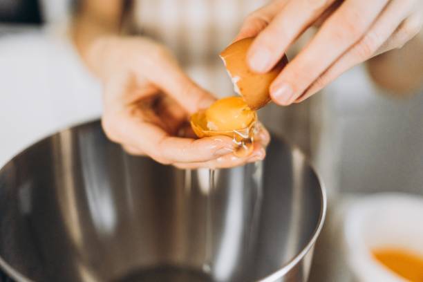 istock Woman baking Christmas and New Year cake 1834134400