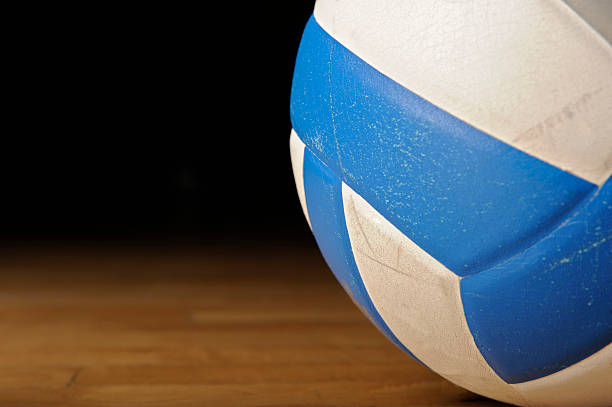 istock Volleyball on Wood Floor 183413812