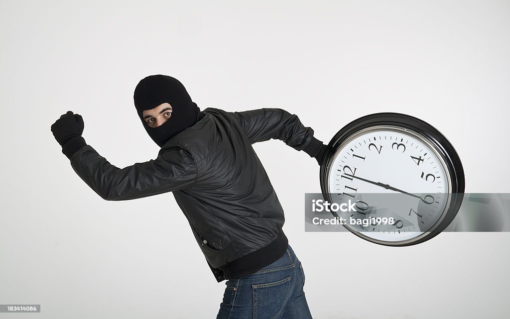 Time thief Please see some other pictures from my portfolio: Thief Stock Photo