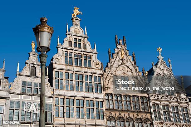 Antwerp Histórico Asamblea Los Frentes Foto de stock y más banco de imágenes de Aguilón - Aguilón, Arquitectura, Barroco