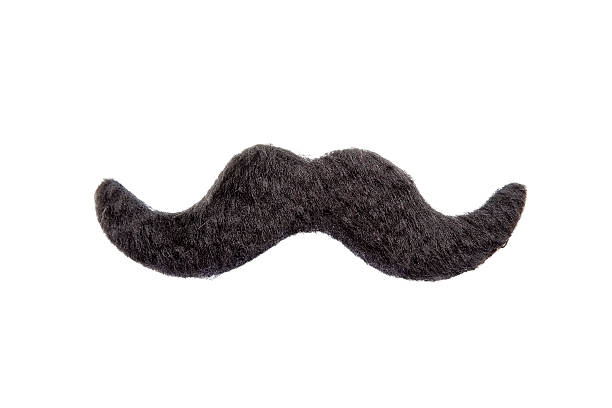 Isolated Mustache Mustache isolated on a white background moustache stock pictures, royalty-free photos & images