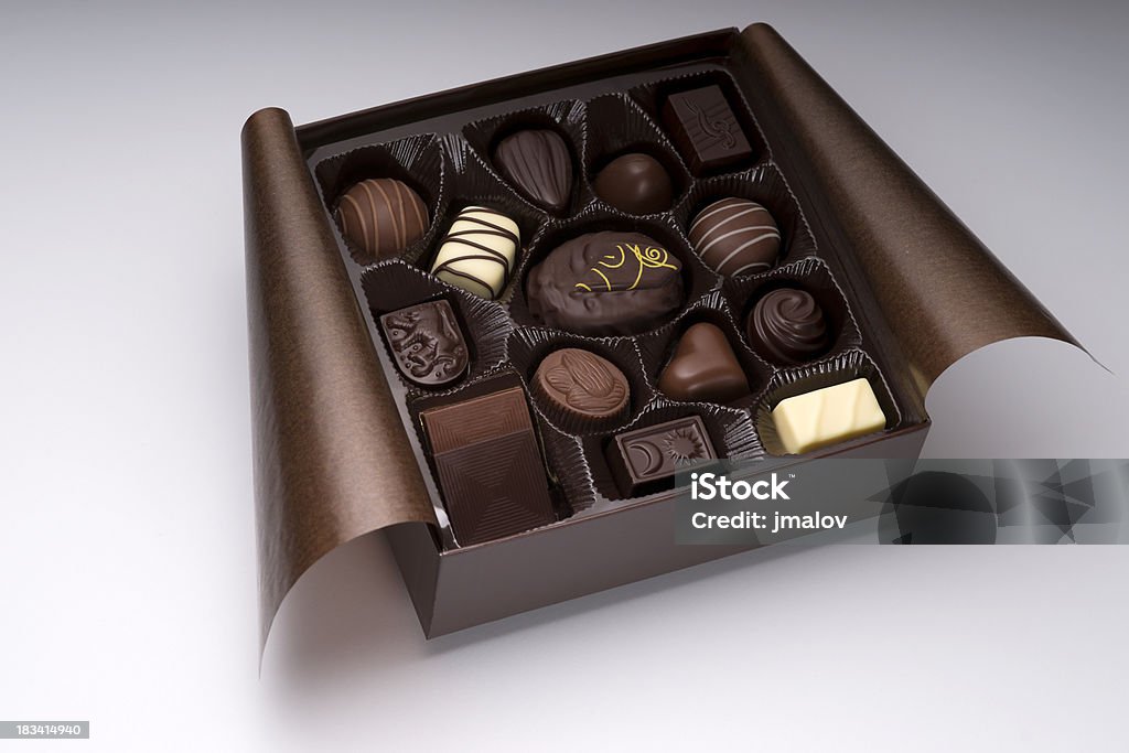 Assortimento di cioccolato - Foto stock royalty-free di Cioccolato