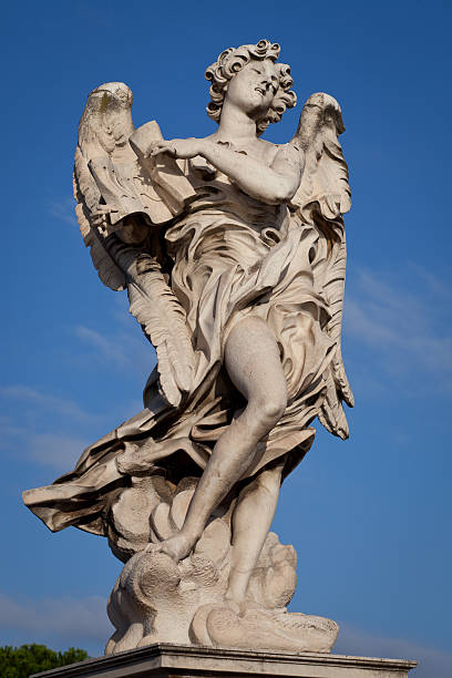 istock Ponte Sant Angelo Bridge Winged Angel 183415052