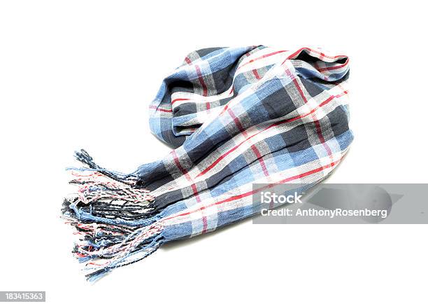 Plaid Scarf Stock Photo - Download Image Now - Plaid, Scarf, Cut Out