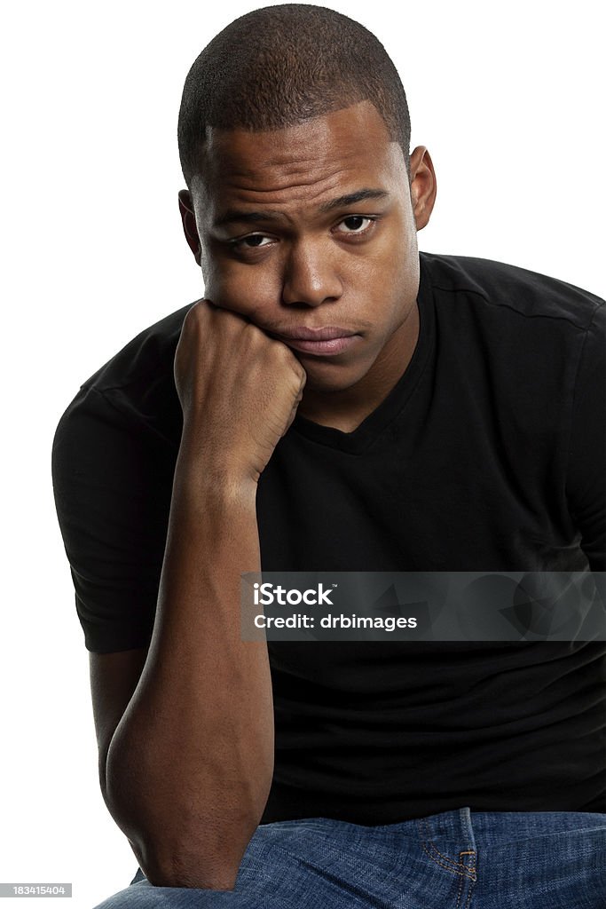 Retrato de hombre joven de orificio - Foto de stock de 16-17 años libre de derechos