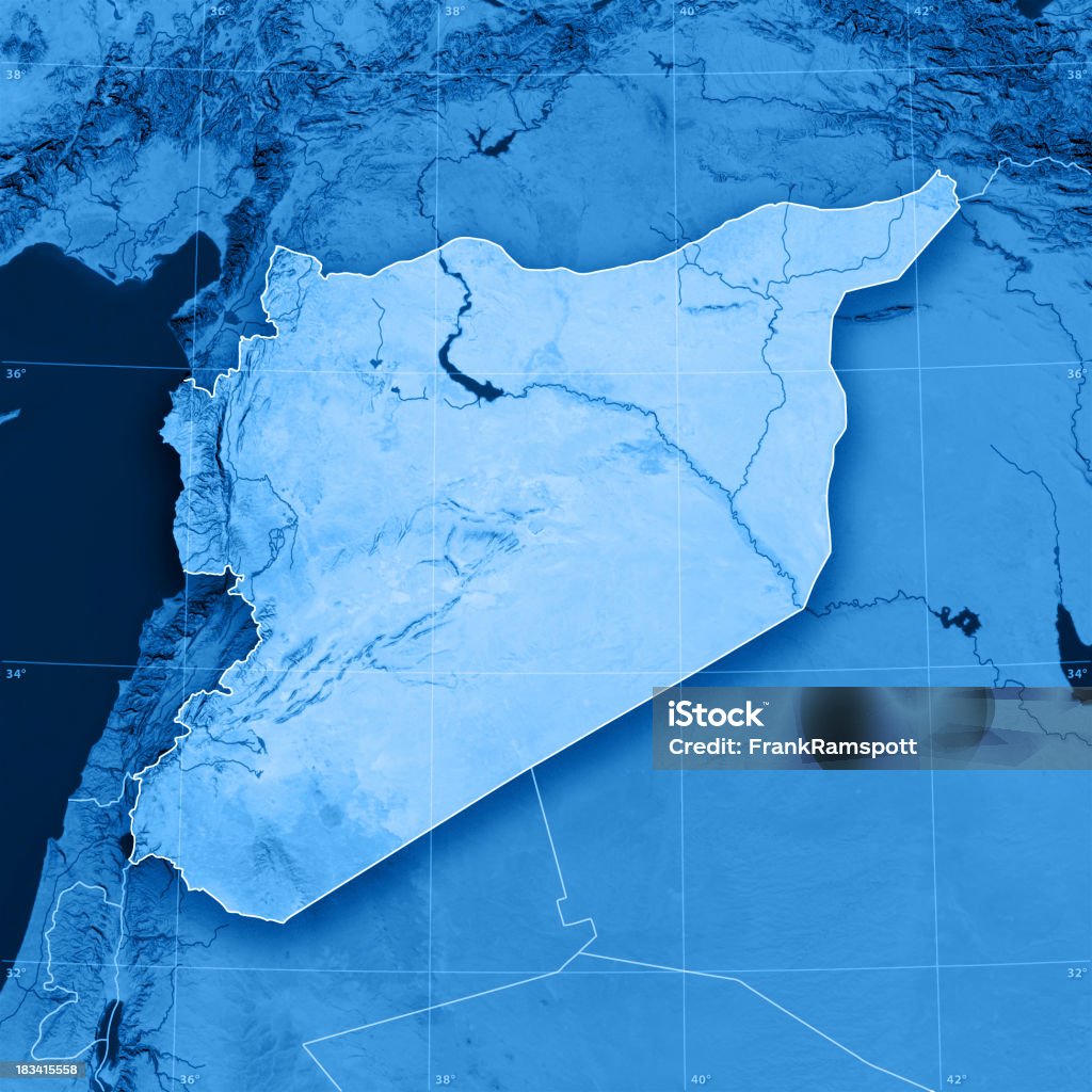 랏차부리 Topographic 맵 - 로열티 프리 시리아 스톡 사진