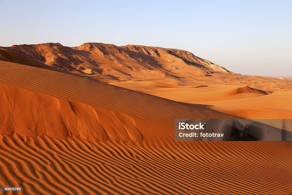 Sonnenuntergang auf sand dunes - Lizenzfrei Abenteuer Stock-Foto