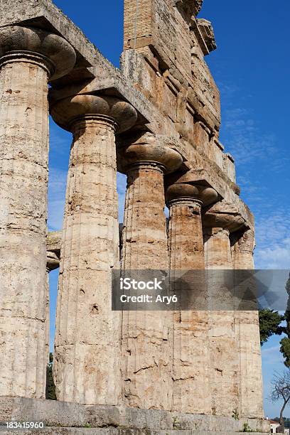 Atena Tempel Paestum Italien Stockfoto und mehr Bilder von Paestum - Paestum, Altes Griechenland, Architektonische Säule