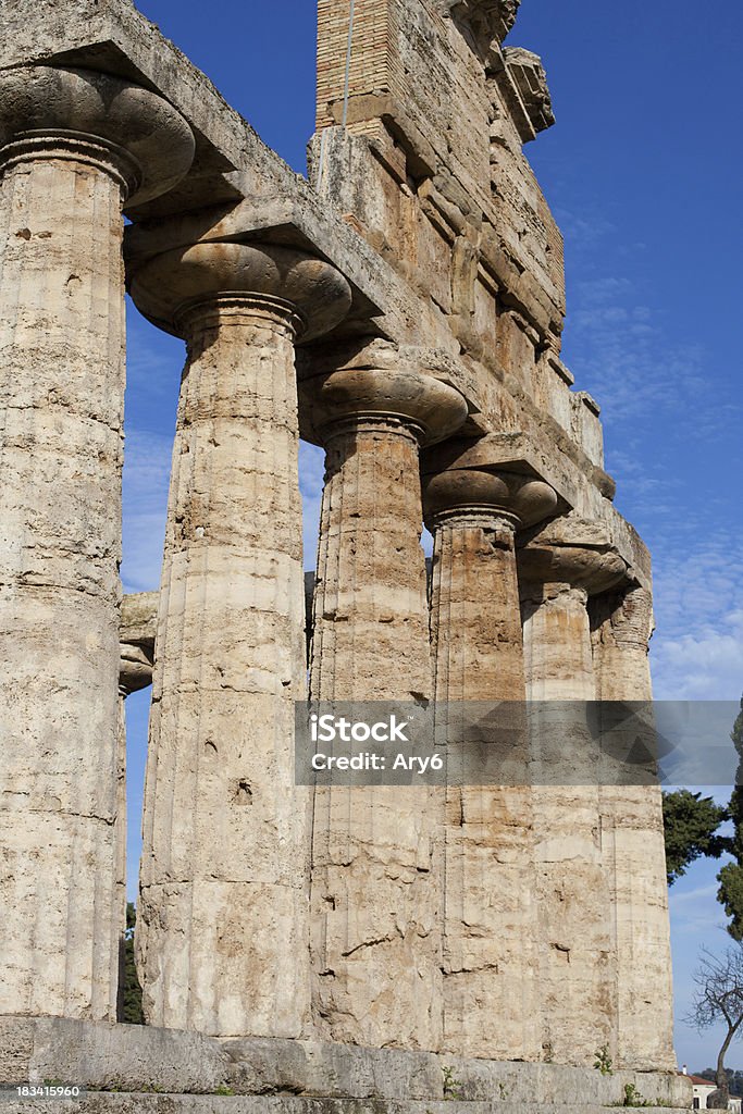 Templo Atena (Paestum, Italia - Foto de stock de Paestum libre de derechos