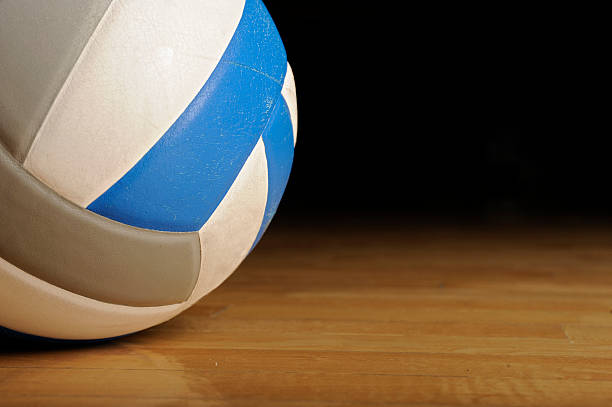 istock Volleyball on Wood Floor 183415999