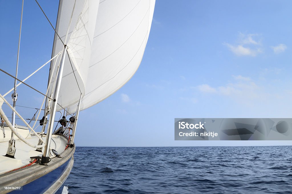 Barco a Vela em mar aberto - Royalty-free Ao Ar Livre Foto de stock