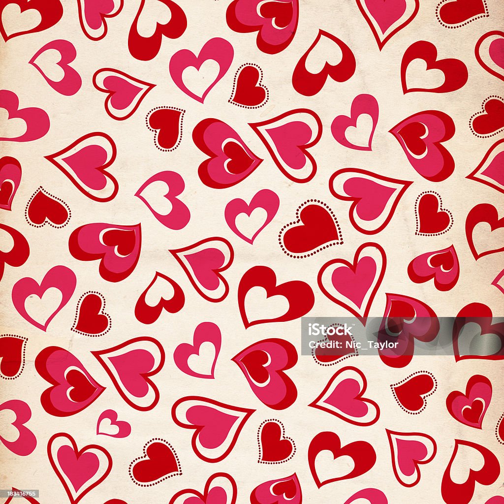 Valentinstag Herz Papier Hintergrund-XXXL - Lizenzfrei Alt Stock-Foto