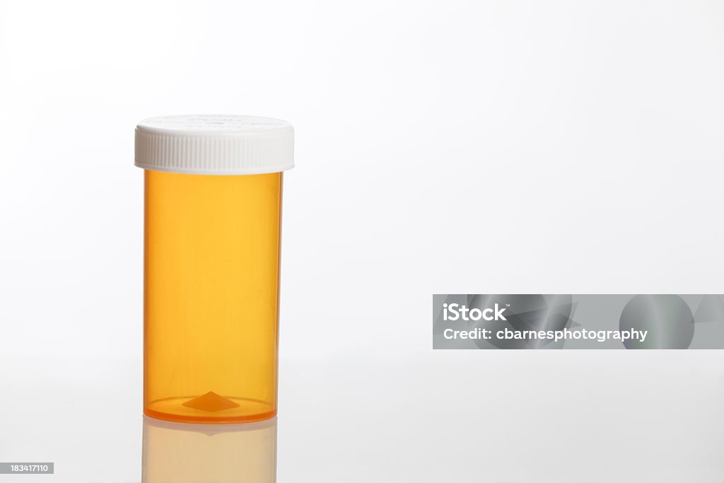 Medizin Tablettenfläschchen - Lizenzfrei Tablettenfläschchen Stock-Foto